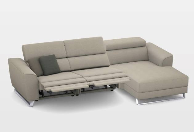 Milton dupla elektromos relax sarokgarnitúra 297 cm X 170 cm - jobbos – 2. kép