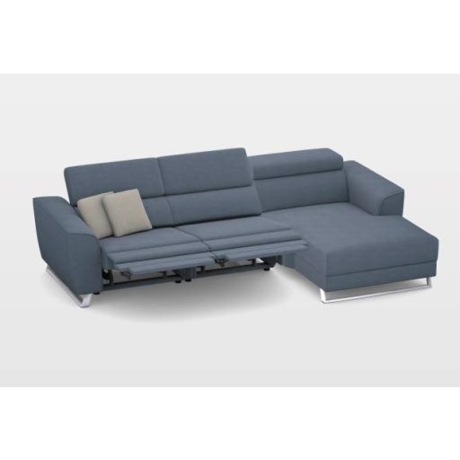 Milton dupla elektromos relax sarokgarnitúra 297 cm X 170 cm - jobbos