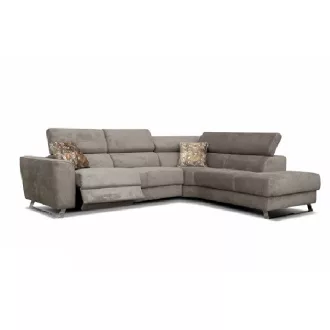   Milton dupla elektromos relax sarokgarnitúra 302 cm X 238 cm - jobbos