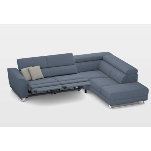 Milton dupla elektromos relax sarokgarnitúra 302 cm X 238 cm - jobbos