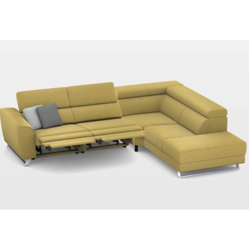 Milton dupla elektromos relax sarokgarnitúra 302 cm X 238 cm - jobbos
