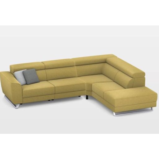 Milton dupla elektromos relax sarokgarnitúra 302 cm X 238 cm - jobbos