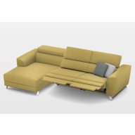   Milton dupla elektromos relax sarokgarnitúra 170 cm X 297 cm - balos 