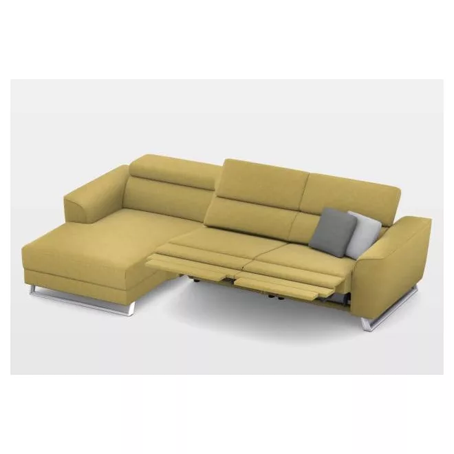 Milton dupla elektromos relax sarokgarnitúra 170 cm X 297 cm - balos