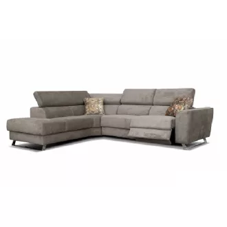   Milton elektromos relax sarokgarnitúra 238 cm X 302 cm - balos (relax  karfa mellett)
