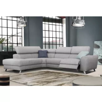   Milton elektromos relax sarokgarnitúra 238 cm X 302 cm - balos (relax  karfa mellett)