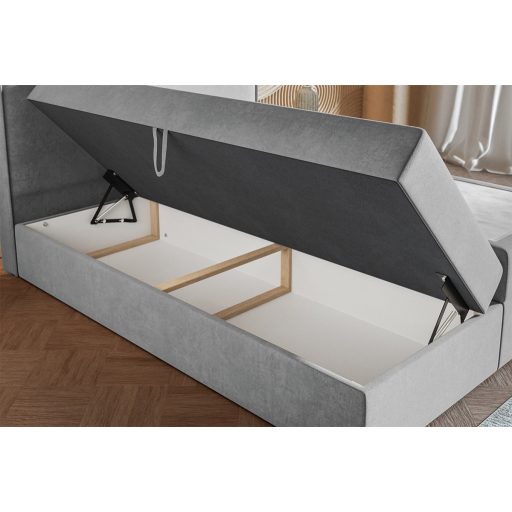 Minimál ágy ágyneműtartóval 120 X 200