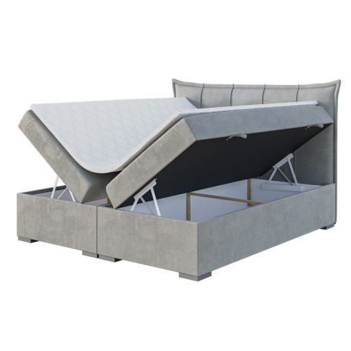 Miral kontinentális ágy ágyneműtartóval 120 X 200