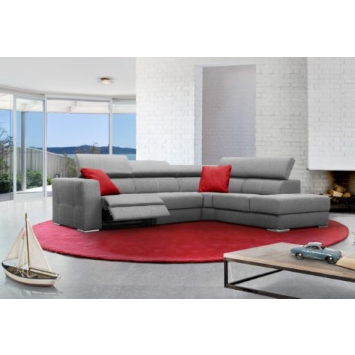 Mistral 2 elektromos relax sarokgarnitúra - 293 cm X 235 cm - jobbos