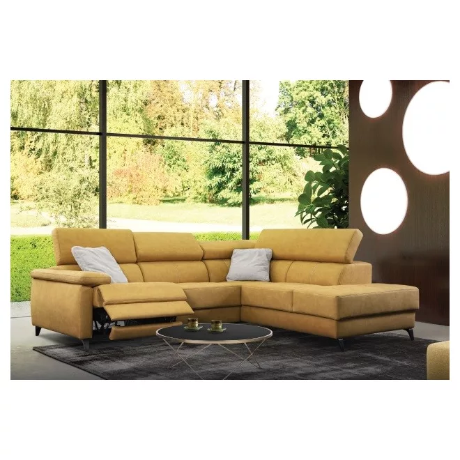 Mona sarok ülőgarnitúra 275 cm X 226 cm - jobbos - karfa mellett elektromos relax funkció