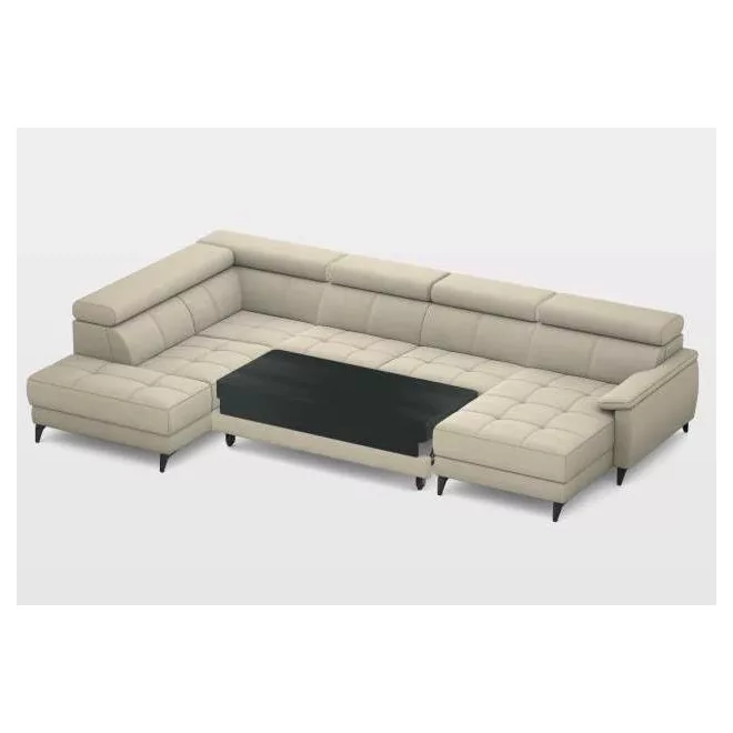 Mona U-alakú ágyazható sarokgarnitúra - 226 cm X 362 X 170 cm - balos