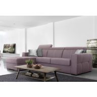   Napoli ágyazható sarokgarnitúra 190 cm X 308 cm - nyitható tárolóval - balos