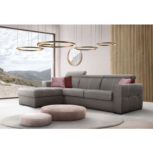 Napoli ágyazható sarokgarnitúra 190 cm X 308 cm - nyitható tárolóval - balos