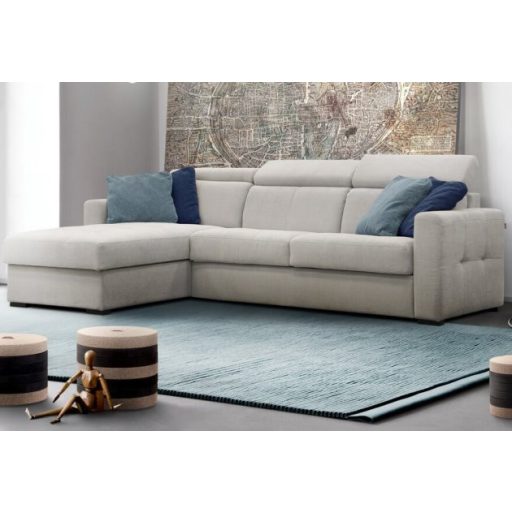 Naro ágyazható sarokgarnitúra 170 cm X 278 cm - nyitható tárolóval - balos