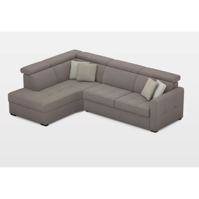 Naro ágyazható sarokgarnitúra 211 cm X 291 cm - nyitható tárolóval - balos