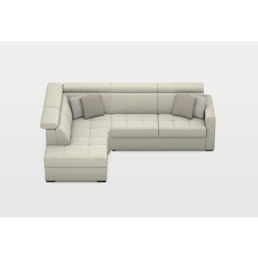 Naro ágyazható sarokgarnitúra 211 cm X 311 cm - nyitható tárolóval - balos