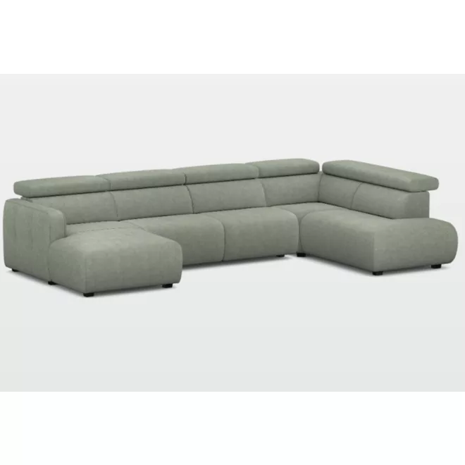 Nexo U-alakú sarokgarnitúra 170 cm X 378 cm X 236 cm - jobbos