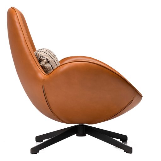 Nord design fotel - fekete alap