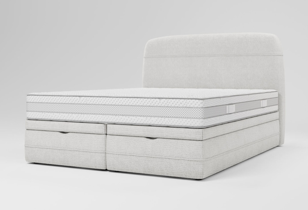 Note boxspring ágyalap oldalról nyíló ágyneműtartóval140 X 200