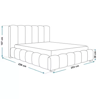   Nyíregyháza ágykeret 160 X 200 fekvőfelület, ágyráccsal és ágyneműtartóval,CatchMe01 Express szállítással