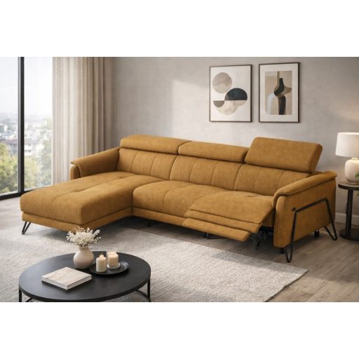 Oltens dupla relax sarokgarnitúra 170 cm X 268 cm - balos