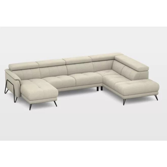Oltens U-alakú sarokgarnitúra 170 cm X 355 cm X 228 cm - jobbos