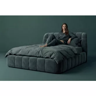   Onida kárpitozott ágyneműtartós ágy előről nyíló gázrugós ágyráccsal 140 X 200 fekvőfelület