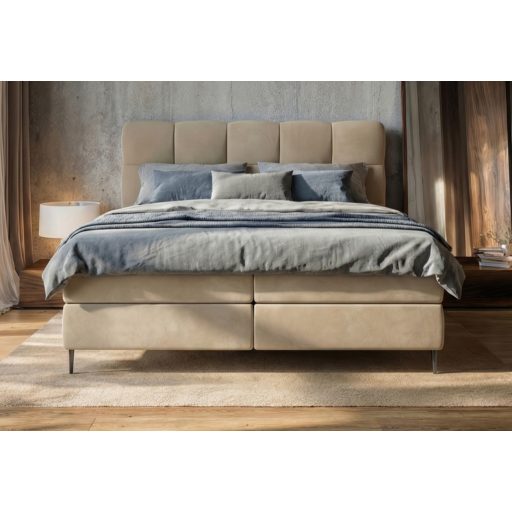 Onix táskarugós boxspring ágy ágyneműtartóval 140 X 200