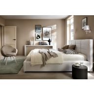   Paris kárpitozott ágy - 106 cm magas fejvéggel - 160 X 200 fekvőfelület
