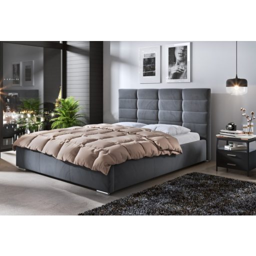 Paris kárpitozott ágy - 106 cm magas fejvéggel - 180 X 200 fekvőfelület