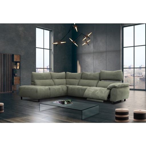 Pearl sarokgarnitúra 191 cm X 293 cm - 2 elektromos relax funkcióval - bal
