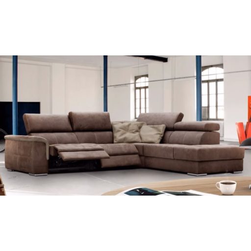 Preston dupla elektromos relax sarokgarnitúra 296 cm X 235 cm - jobbos