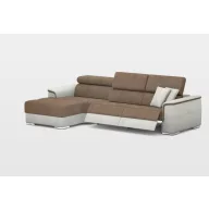   Preston dupla elektromos relax sarokgarnitúra 170 cm X 292 cm - balos 