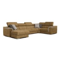   Preston U-alakú elektromos relax sarokgarnitúra - 170 cm X 374 X 219 cm - balos