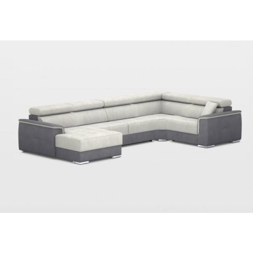 Preston U-alakú elektromos relax sarokgarnitúra - 170 cm X 374 X 219 cm - balos