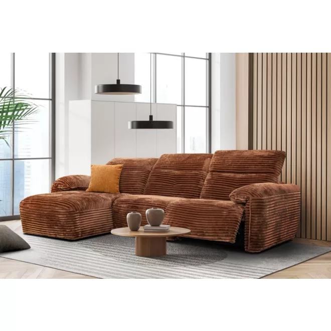 Proxy sarokkanapé 167 cm X 285 cm - balos - elektromos relax funkcióval karfa mellett - Tilia52