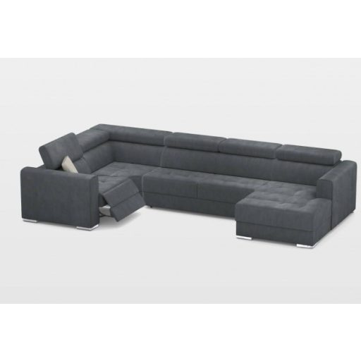 Quartz U-form elektromos relax sarokkanapé - 216 cm X 371 cm X 170 cm - jobbos