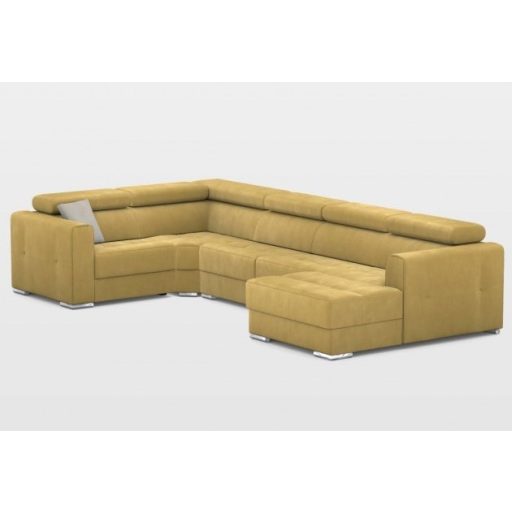 Quartz U-form elektromos relax sarokkanapé - 216 cm X 371 cm X 170 cm - jobbos