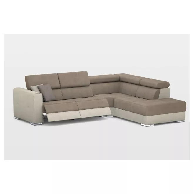 Quartz dupla elektromos relax sarokgarnitúra 293 cm X 235 cm - jobbos