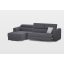 Quartz dupla elektromos relax sarokgarnitúra 170 cm X 289 cm - balos 