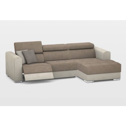 Quartz relax sarokgarnitúra 280 cm X 170 cm - jobbos (relax karfa mellett)