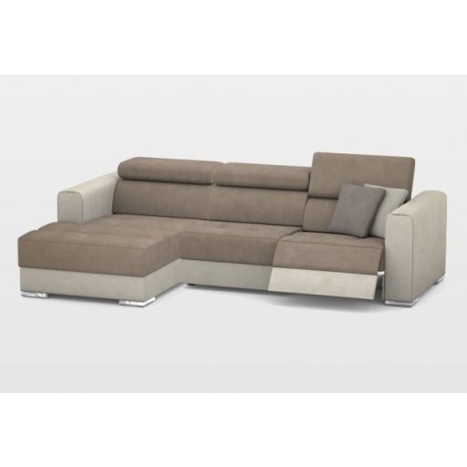 Quartz relax sarokgarnitúra 170 cm X 280 cm - balos (relax karfa mellett)