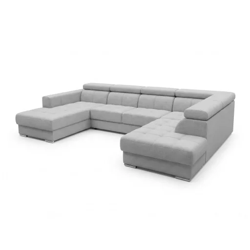 Quartz U-alakú ágyazható sarokkanapé - 171 cm X 375 cm X 236 cm - jobbos -AquaClean Titan250 - kiállítási