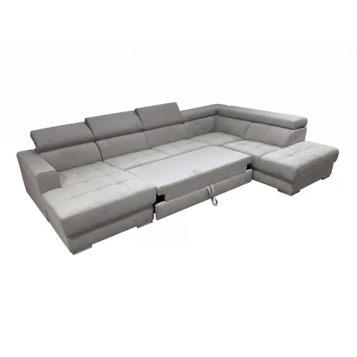 Quartz U-alakú ágyazható sarokkanapé - 171 cm X 375 cm X 236 cm - jobbos -AquaClean Titan250 - kiállítási