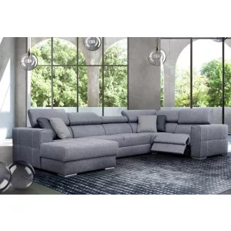   Quartz U-form elektromos relax sarokkanapé - 170 cm X 371 X 216 cm - balos
