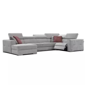   Quartz U-form elektromos relax sarokkanapé - 170 cm X 371 X 216 cm - balos