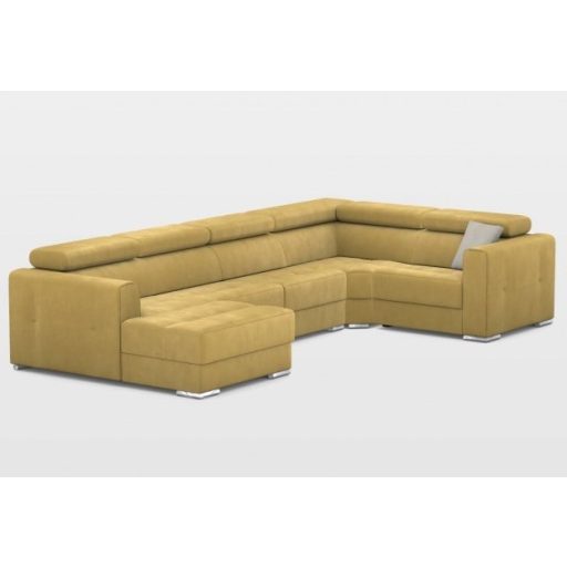 Quartz U-form elektromos relax sarokkanapé - 170 cm X 371 X 216 cm - balos