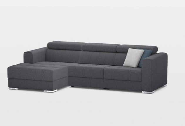 Quartz ágyazható sarokgarnitúra 170 cm X 280 cm (Simple System) - ágyneműtartós -balos – 2. kép