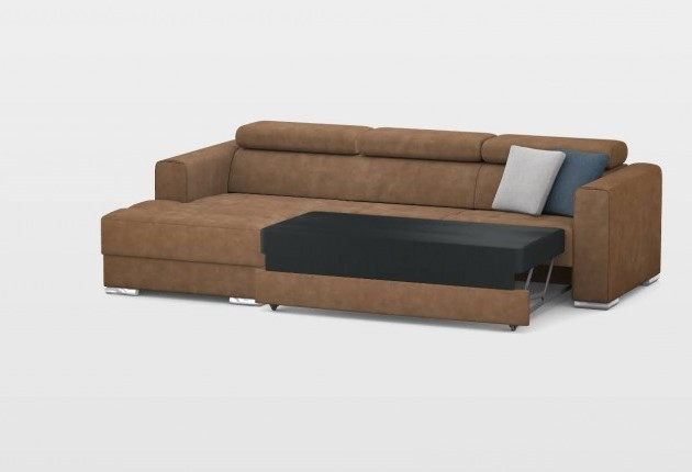 Quartz ágyazható sarokgarnitúra 170 cm X 280 cm (Simple System) - ágyneműtartós -balos – 6. kép