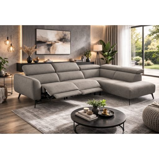 Rimo dupla relax sarokgarnitúra 286 cm X 222 cm - jobbos  